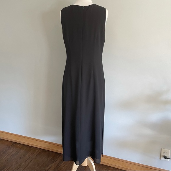 Vintage Sleek Midi Slip Dress - Picture 4 of 9